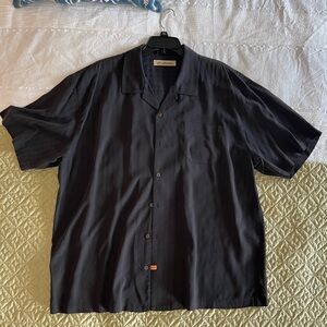 Tommy Bahama Black Casual Button Down Shirt
